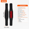 VEVOR Red Light Therapy Belt for Waist Shoulder, 660nm & 850nm Red Light Therapy Wrap Device with Timer, 80 LED, 3-Level Vibration & 10Hz Pulse, Cordless Light Therapy Pad for Pain Relief, Skin Health
