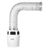 VEVOR 3-in-1 Indoor Dryer Vent Kit, with Bucket for Electric Dryer with 4-Inch by 5-Feet Extendable Exhaust Hose, Premium Quality & Light Weight & No Extra Accessories Required for Apartments, RVs