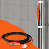 VEVOR Pipe Heating Cable, 3FT 7W/FT Heat Tape for Pipes with Built-in Thermostat, Water Pipe Heat Cable Protects PVC Hose, Metal and Plastic Pipe from Freezing