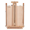 VEVOR French Easel, Hold Canvas to 34", Beechwood Foldable Sketchbox Easel with Drawer, Palette and Strap, Angle and Height Adjustable, Portable Wooden Art Painting Easel for Studio and Field