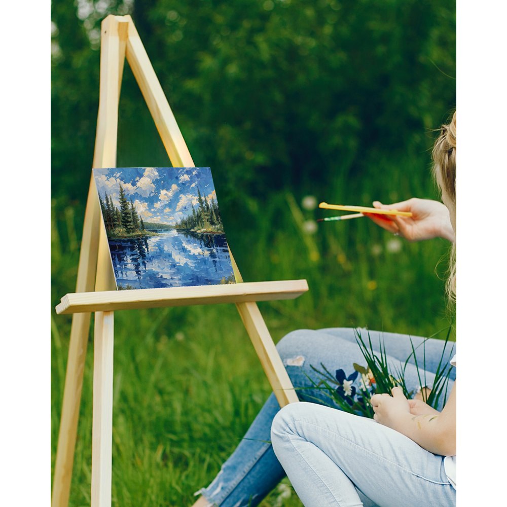 VEVOR Canvas Boards for Painting, 8 x 10 Inch White Canvases for Painting, 72 Pack Painting Canvas Panels for Sketching, Acrylic and Oil Painting, Watercolor, Paint Canvas for Kids and Professionals