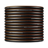 VEVOR Garden Hose, 100 ft 5/8" Heavy Duty 4-Layer Rubber Water Hose, 150PSI Working & 600PSI Burst, Flexible & Non-kink Outdoor Waterhose with 3/4" Fitting, Lightweight Hoses for Gardening Cleaning