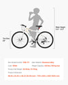 Rider fit and key specs graphic - VHB-171