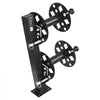 VEVOR Heavy Duty Double Welding Cable Reel, Welding Cable Lead Reels for 150FT 1/0 & 125FT 2/0 Cable, Powder-Coated Steel Reel with Locking Pin for Service Trucks, Fleet Maintenance, Jobsites