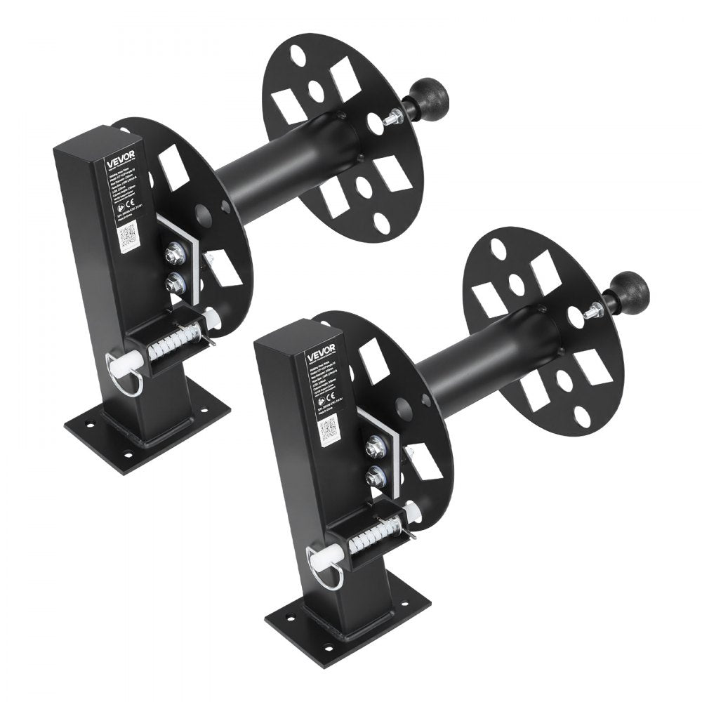 VEVOR 2PCS Heavy Duty Welding Cable Reels, Welding Cable Lead Reels for 150FT 1/0 & 125FT 2/0 Cable, Powder-Coated Steel Reel with Locking Pin for Service Trucks, Fleet Maintenance, Jobsites