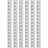 VEVOR Shelf Pilaster, 36.3-inch 6 Pack, Adjustable Shelf Brackets Steel Mortise Mount Pilaster Strip Standards with 24 Screws, Suitable for Wall Shelving System Cabinet Closet Organization