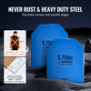 VEVOR Weight Vest Plates, 5.75 LB Pairs, Premium Steel Weighted plates, Contoured Ergonomic Fit – WODs, Additional Weight for Weight Vests, for Strength Training, Running, Fitness, Heavy Workouts