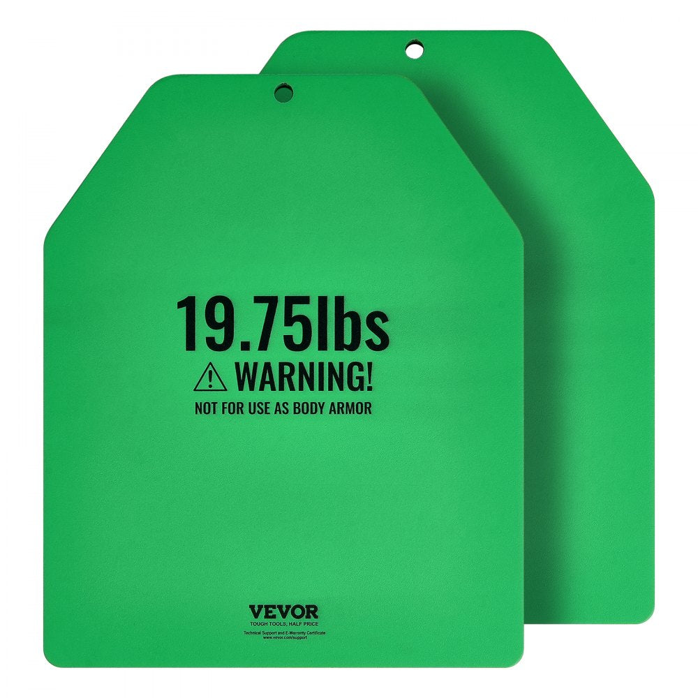 VEVOR Weight Vest Plates, 19.75 LB Pairs, Premium Steel Weighted plates, Contoured Ergonomic Fit – WODs, Additional Weight for Weight Vests, for Strength Training, Running, Fitness, Heavy Workouts