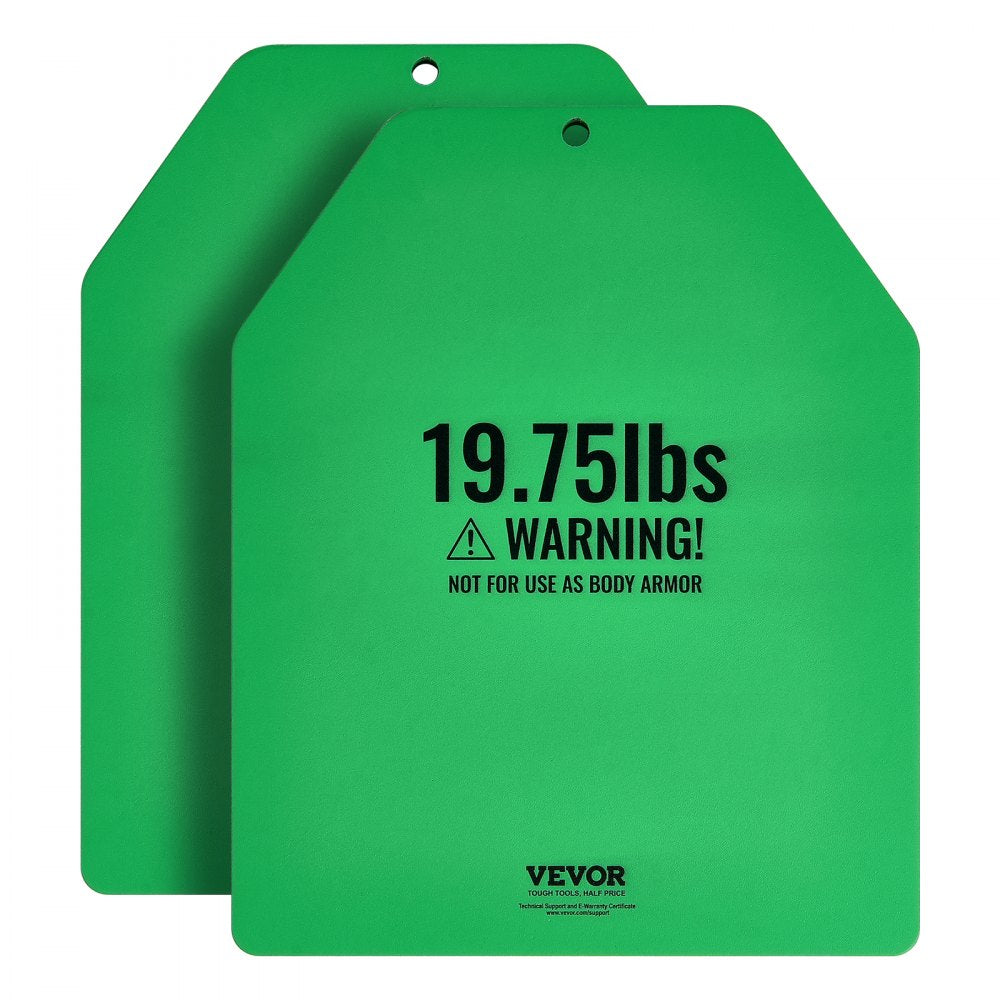 VEVOR Weight Vest Plates, 19.75 LB Pairs, Premium Steel Weighted plates, Contoured Ergonomic Fit – WODs, Additional Weight for Weight Vests, for Strength Training, Running, Fitness, Heavy Workouts