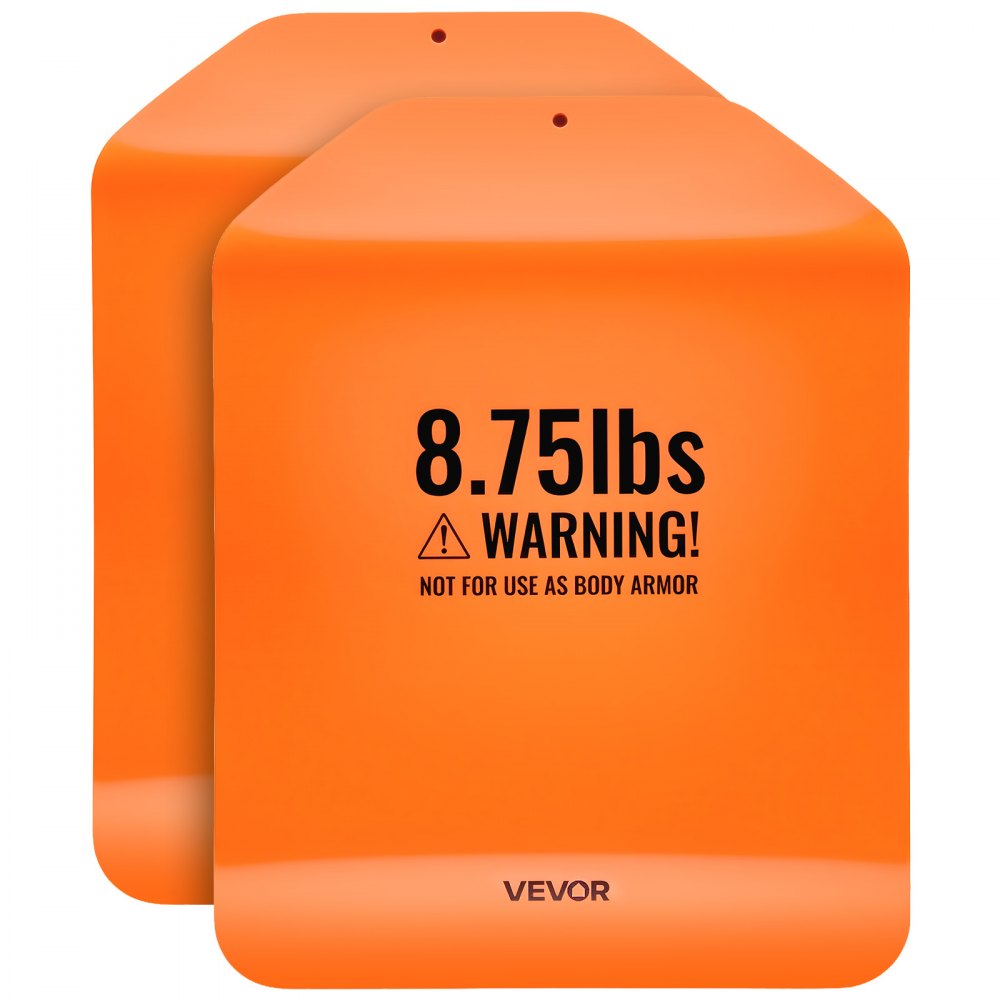 VEVOR Curved Weight Vest Plates, 8.75 LB Pairs, Premium Steel Tactical Weighted Plates for Vest, Ergonomic Design, for Strength Endurance Training, Running, Jogging, Fitness, Heavy Workouts