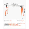 VEVOR 2-in-1 Foldable Welding Table 55" x 14" Work Bench 1100LBS Capacity, 5-Level Height Adjustable, Heavy-Duty Steel Welding Platform with 4 Wheels, 12 Tool Slots & 0.55" Fixture Holes for Workshops