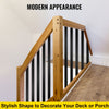 VEVOR Deck Balusters, 16 Pack Metal Deck Spindles, 29.5\"x1\" Staircase Baluster with Screws, Aluminum Alloy Deck Railing for Wood and Composite Deck, Stylish Baluster for Outdoor Stair Deck Porch