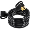 VEVOR Heavy Duty 30 ft 50 Amp RV Extension Cord Power Supply Cable w/Molded Connector&Handles 125 / 250V