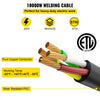 VEVOR Welder Extension Cord 40Amp 50ft 250V, Welding Power Cord with NEMA 6-50 Plug 8 Gauge 3 Prong for MIG,Lincoln,Plasma,Miller,TIG Tested to UL Standards