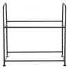 VEVOR Tire Storage Rack, 2-Shelf Tire Stand Holds up to 8 Standard Tires, Q195 Heavy-Duty Steel Tire Holder Carrier with Adjustable Height & Protective Cover for Garage Workshop, 396LBS Loading