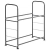 VEVOR Tire Storage Rack, 2-Shelf Tire Stand Holds up to 8 Standard Tires, Q195 Heavy-Duty Steel Tire Holder Carrier with Adjustable Height & Protective Cover for Garage Workshop, 396LBS Loading
