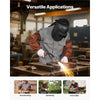 VEVOR Leather Welding Sleeves, Heavy Duty Cowhide Flame Resistant Work Sleeves for Arm Protection, Heat-Resistant Safety Sleeve for Welding, Blacksmithing, Woodworking, Gardening