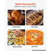 VEVOR 30 QT Turkey Fryer Set and Seafood Boiler Aluminum Deep Frying Pot, Outdoor Cooker for Crawfish, Crab, Shrimp, Lobster, Complete Cooking Kit with Basket, Stand, and 54,000 BTU Propane Burner