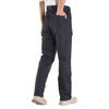 VEVOR FR Pants for Men, 9 oz 100% Cotton, Flame-Resistant Cargo Pants with Multi-Pockets and Elastic Waist, Reinforced Tear-proof Stitching, Ideal for Welding Work and Casual Wear, L Size, Black