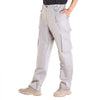 VEVOR FR Pants for Men, 9 oz 100% Cotton, Flame-Resistant Cargo Pants with Multi-Pockets and Elastic Waist, Reinforced Tear-proof Stitching, Ideal for Welding Work and Casual Wear, XL Size, Gray