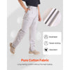 VEVOR FR Pants for Men, 9 oz 100% Cotton, Flame-Resistant Cargo Pants with Multi-Pockets and Elastic Waist, Reinforced Tear-proof Stitching, Ideal for Welding Work and Casual Wear, XXL Size, Gray