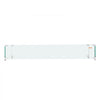 VEVOR Gas Fire Pit Wind Guard for Square Fire Table, 23.5 x 7.5 x 6.5 inch Clear Tempered Wind Guard for Firepits, 0.31 inch Thick Square Glass Shield, Glass Panel with Hard Corner Bracket & Feet