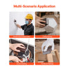 VEVOR Sanding Sponge, 4 Pcs, 60/80/120/220 Grit Assortment, Washable and Reusable Sanding Blocks for Dry & Wet Use, Coarse to Fine Sandpaper Blocks, for Polishing Drywall Wood Plastic Metal Furniture