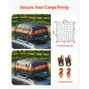 VEVOR Roof Rack Basket, 51 x 36 x 4.1 in, Universal Rooftop Cargo Carrier with 1120 x 870 x 260 mm Cargo Bag, Net, Ratchet Straps, 200 lbs Max Load Capacity Car Top Luggage Holder, for SUV Truck Car