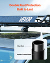 VEVOR Roof Rack Basket, 64 x 50 x 4.1 in, Universal Rooftop Cargo Carrier with Two 35.4 x 39.4 in Cargo Net,150 lbs Max Car Top Luggage Holder, 4.1 in Fence, Anti-Rust Alloy Steel, for SUV Truck Car