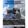 VEVOR Roof Rack Cargo Basket, 51 x 36 x 4 in, Heavy Duty Roof Top Carrier Basket with Folding Design, 200 lbs Capacity, All-Weather Easy-Install Car Top Luggage Holder, Universal Fit for SUV Truck Car