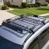 VEVOR Roof Rack Cargo Basket, 51 x 36 x 4 in, Heavy Duty Roof Top Carrier Basket with Folding Design, 200 lbs Capacity, All-Weather Easy-Install Car Top Luggage Holder, Universal Fit for SUV Truck Car