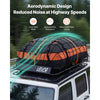 VEVOR Roof Rack Cargo Basket, 54 x 34 x 4 in, Heavy Duty Roof Top Carrier Basket with Waterproof Bag, Cargo Net, Ratchet Straps, 200 lbs Capacity, Universal Car Top Luggage Holder, for SUV Truck Car