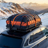 VEVOR Roof Rack Cargo Basket, 54 x 34 x 4 in, Heavy Duty Roof Top Carrier Basket with Waterproof Bag, Cargo Net, Ratchet Straps, 200 lbs Capacity, Universal Car Top Luggage Holder, for SUV Truck Car