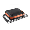 VEVOR Roof Rack Basket, 64 x 39 x 4.1 in, Universal Rooftop Cargo Carrier with 44.1 x 34.3 x 10.2 in Cargo Bag, Net, Ratchet Straps, 250 lbs Max Load Capacity Car Top Luggage Holder, for SUV Truck Car