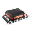 VEVOR Roof Rack Basket, 64 x 39 x 4.1 in, Universal Rooftop Cargo Carrier with 44.1 x 34.3 x 10.2 in Cargo Bag, Net, Ratchet Straps, 250 lbs Max Load Capacity Car Top Luggage Holder, for SUV Truck Car