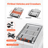 VEVOR Roof Rack Basket, 51 x 36 x 4.1 in, Universal Rooftop Cargo Carrier with 1120 x 870 x 260 mm Cargo Bag, Net, Ratchet Straps, 200 lbs Max Load Capacity Car Top Luggage Holder, for SUV Truck Car