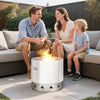 VEVOR Fire Pit Stand for Solo Stove Bonfire,19.5 Inch Smokeless Fire Pit Ring,Stainless Steel Fireplace Stove Support Frame Accessory, Portable Outdoor Camping Holder Tools for Fireplace