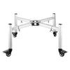 VEVOR Fire Pit Stand, 15-27 inch Adjustable Stretch with 4 Casters, Firepit Stand for Solo Stove Bonfire Ranger Yukon & Other Outside Firepit, Stainless Steel Camping Fire Pit Accessory for Fireplace