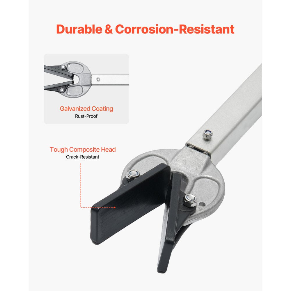 VEVOR Transom Saver, 23-35 in, Adjustable Boat Transom Saver with Composite Head, Corrosion-Resistant Easy-to-Install Transom Savers for Less Than 100 HP Outboard Motor , Fit for Roller & Trailer