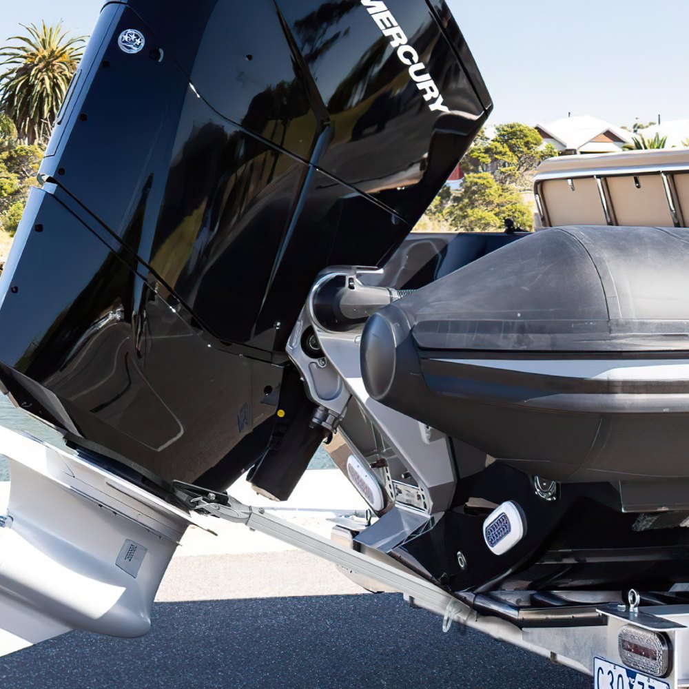 VEVOR Transom Saver, 24-36 in, Adjustable Boat Transom Saver with Composite Head, Corrosion-Resistant Easy-to-Install Transom Savers for Less Than 100 HP Outboard Motor , Fit for Roller & Trailer