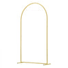 VEVOR Wedding Arch Backdrop Stand, 7.2FT & 6FT, Set of 2 Stand with Case Connection & Chassis Crossbar Design, Easy-to-Assemble Gold Stand with Premium Metal, Fit for Birthday, Celebration, Holiday