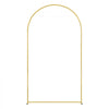 VEVOR Wedding Arch Backdrop Stand, 7.2FT & 6FT, Set of 2 Stand with Case Connection & Chassis Crossbar Design, Easy-to-Assemble Gold Stand with Premium Metal, Fit for Birthday, Celebration, Holiday