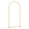 VEVOR Wedding Arch Backdrop Stand, 7.2FT & 6FT, Set of 2 Stand with Case Connection & Chassis Crossbar Design, Easy-to-Assemble Gold Stand with Premium Metal, Fit for Birthday, Celebration, Holiday