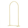 VEVOR Wedding Arch Backdrop Stand, Set of 3, Metal Stable Stand with Case Connection & Chassis Crossbar Design, Easy-to-Assemble Gold Stand with Premium Metal, Fit for Birthday, Celebration, Holiday