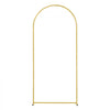 VEVOR Wedding Arch Backdrop Stand, Set of 3, Metal Stable Stand with Case Connection & Chassis Crossbar Design, Easy-to-Assemble Gold Stand with Premium Metal, Fit for Birthday, Celebration, Holiday