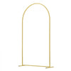 VEVOR Wedding Arch Backdrop Stand, Set of 3, Metal Stable Stand with Case Connection & Chassis Crossbar Design, Easy-to-Assemble Gold Stand with Premium Metal, Fit for Birthday, Celebration, Holiday