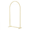 VEVOR Wedding Arch Backdrop Stand, Set of 3, Metal Stable Stand with Case Connection & Chassis Crossbar Design, Easy-to-Assemble Gold Stand with Premium Metal, Fit for Birthday, Celebration, Holiday