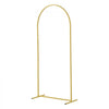 VEVOR Wedding Arch Backdrop Stand, Set of 3, Metal Stable Stand with Case Connection & Chassis Crossbar Design, Easy-to-Assemble Gold Stand with Premium Gauze, Fit for Birthday, Celebration, Holiday