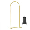 VEVOR Wedding Arch Backdrop Stand, Set of 3, Metal Stable Stand with Case Connection & Chassis Crossbar Design, Easy-to-Assemble Gold Stand with Premium Gauze, Fit for Birthday, Celebration, Holiday
