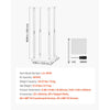 VEVOR Wedding Flower Stand, 10PCS 19.69-inch Column Flower Stand, Floral Stands with Acrylic Laminate, Cylindrical Cubic Floral Display Rack for Wedding, Party, Birthday, Home, Centerpiece Stands